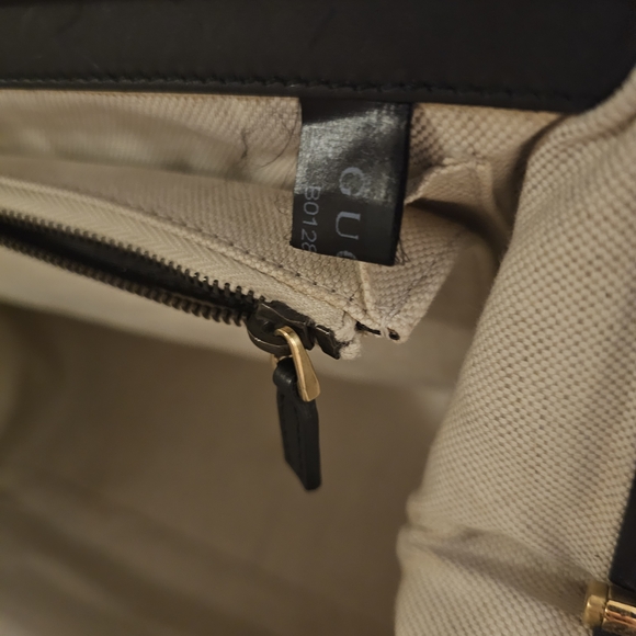 Gucci Black and Gold Satchel - Picture 8 of 16